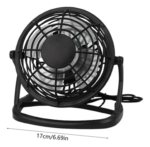 Mini Ventilador De Escritorio Portátil Usb De 4 Pulgadas, Ve
