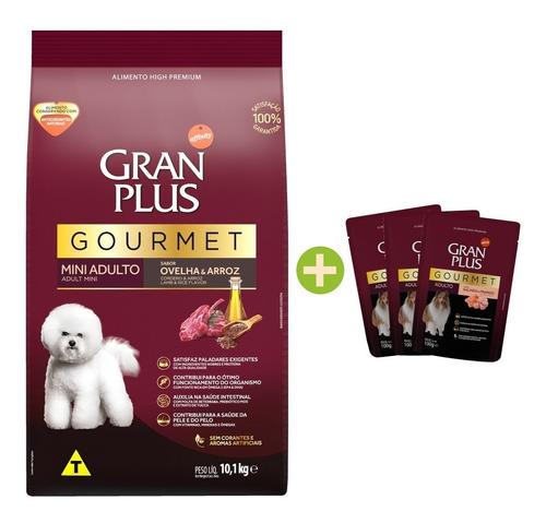 Gran Plus Gourmet Perro Adulto Mini - Cordero Y Arroz  10 Kg