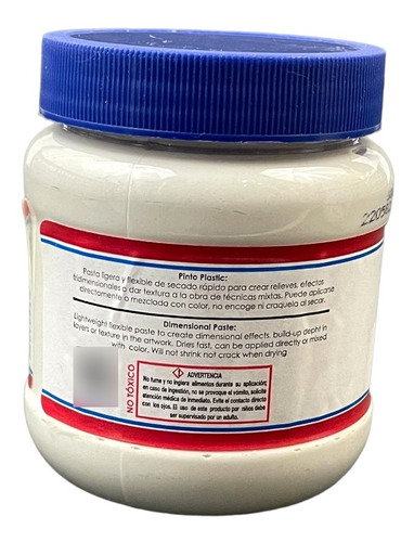 Imagen 2 de 3 de Pasta Dimensional Pinto Plastic De 250 Ml.