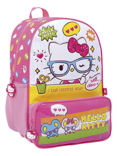 Hello kitty mochila 16 espalda -school Rosa Wabro