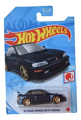 Subaru Impreza 98 Sti 22b Hotwheels Básico 