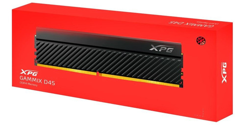 Memória Ram Adata Xpg Gammix D45 8gb Ddr4 3200mhz Cl16 Preto