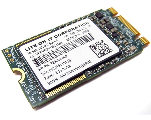 Disco Ssd 32gb Ngff M.2 2242 Lite-on Lss-32l6g-hp Notebook Pc