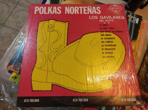 Los Gavilanes Del Norte Polkas Norteñas Vinyl,lp,acetato 