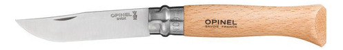 Cuchillo Opinel N°9 De Acero Inoxidable Color Crema