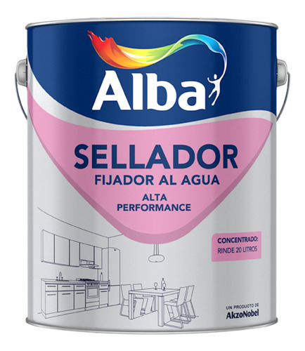 Alba Fijador Sellador Concentrado 20 Lts. Pinturerias Miguel