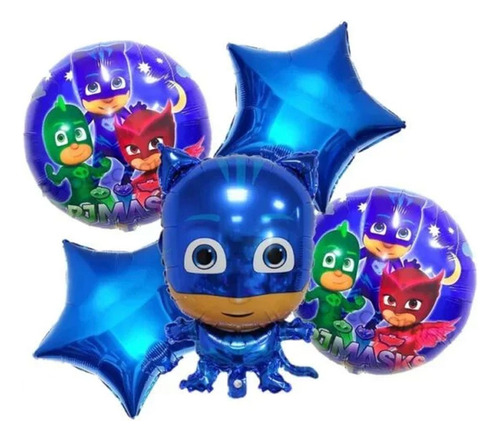 Kit Set Globo Feliz Cumpleaño Globo Heroes En Pijama