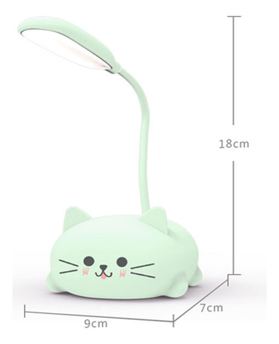 Lámpara De Escritorio Led Plegable Con Carga Usb, Mini Luz N