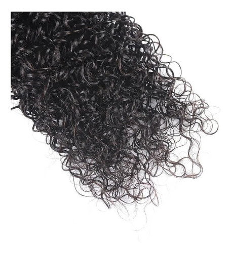 Cabelo Humano Natural Na Tela Crespo Crespo 50-55cm 100g .