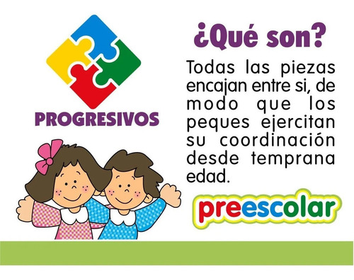 Rompecabezas Preescolar Progresivo Didáctico - Farm Animals