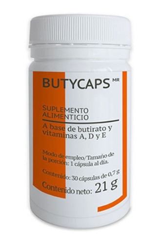Ácido Butírico Butycaps 30 Caps Suplemento Alimenticio