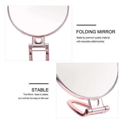 Espejo De Mano Con Aumento De 3 Aumentos Para Maquillaje Mir