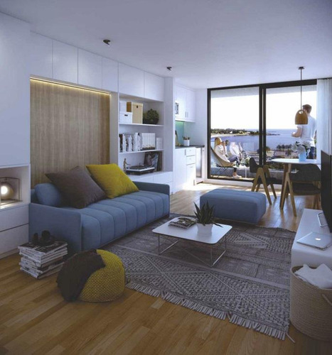 Imagen 2 de 21 de Venta Monoambiente Rambla Parque Rodo En Pozo Con O Sin Muebles
