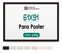 Comprar Moldura 61 X 91 Cm Com Petg Para Quadro Pôster Arte Painel