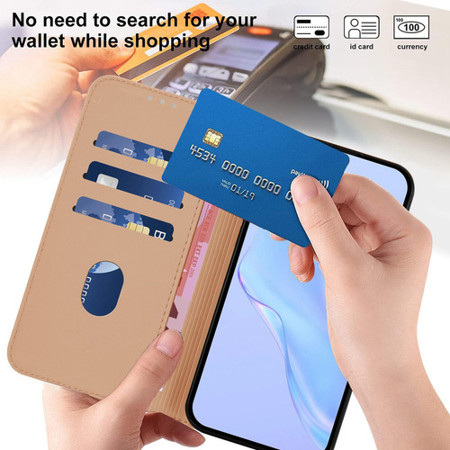 Funda De Piel Tipo Cartera For Teléfono Para Qukitel C51