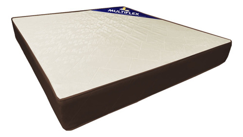 Colchón Multiflex Caribe Classic Queen 160 X 200 30kg/m3 Color Beige