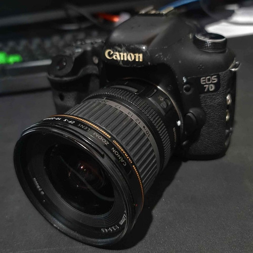  Canon Eos 7d Dslr Color  Negro