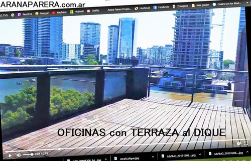 Alquiler Oficinas Al Dique A. Moreau Justo 1930 Dock 18 1320m2 Retasada