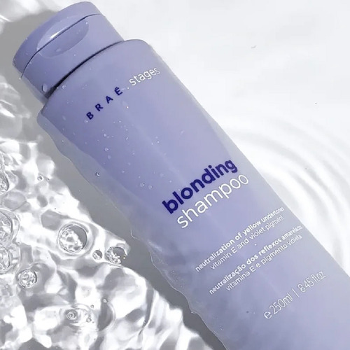 Kit Braé Stages Blonding Shampoo, Cond 250ml E Máscara 200g