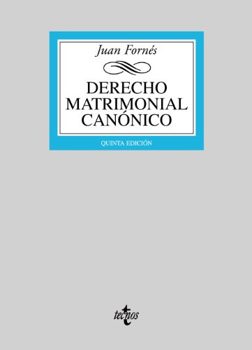 Libro Derecho Matrimonial Canonico De Juan Fornés