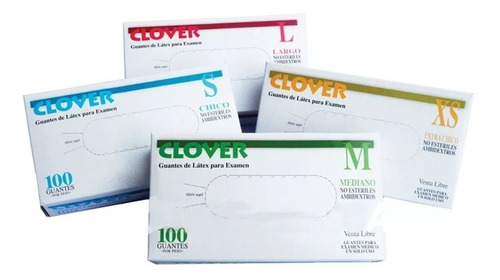 Guantes De Látex Descartables 100 Unidades