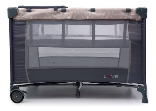 Practicuna Cuna Corralito De Viaje Plegable Cambiador 840 Beige Star