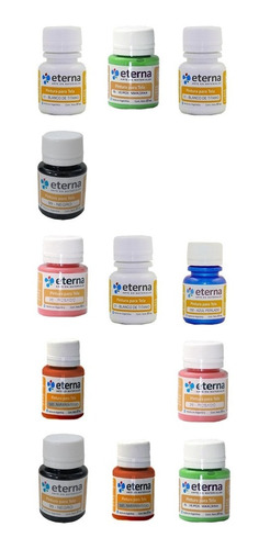 Eterna Pintura Para Tela 37ml X 6