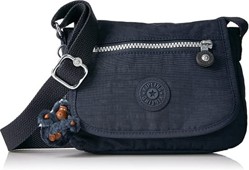 Cartera Morral Kipling Modelo Sabian Color True Blue Tonal