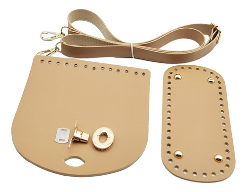 Bolsa De Ganchillo Con Base Inferior, Correa De Hombro