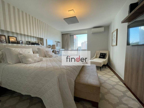 Imagem 9 de 12 de Lauro Xefran Na Rua Marquês De Sabará, 130 - Real Parque. Apartamento À Venda, 359 M², Andar Alto, 3 Suítes, 4 Vagas E Lazer Completo - Ap13355