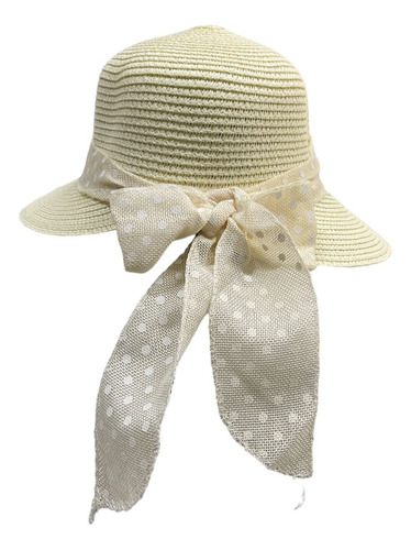 Sombrero Elegante De Paja Para Mujer Ideal Para Viaje Playa 