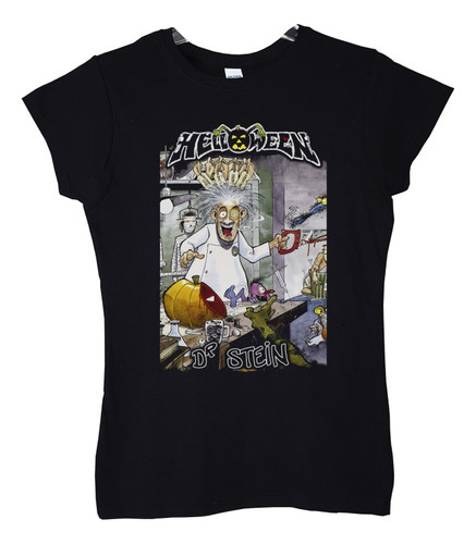 Polera Mujer Helloween Dr Stein Poster Metal Abominatron