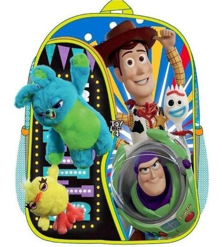 Mochila De Toy Story Con 3 Compartimentos 158898