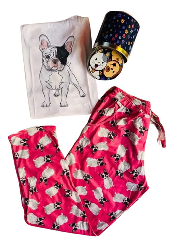 Pijamas Bulldog Rosa Cod 321 No Incluye Lata 