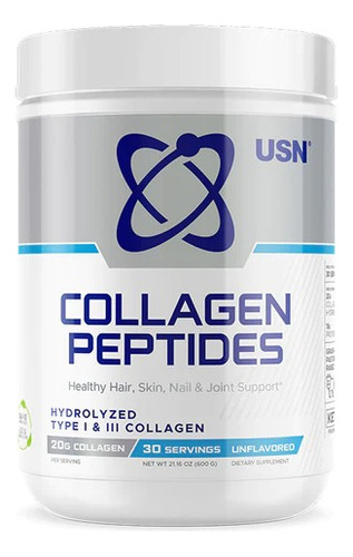 Collagen Peptides Hidrolizado (30 Servicios 600grs) - Usn