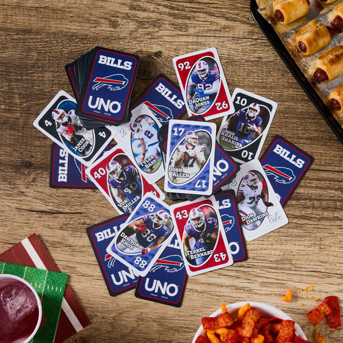 Uno Fandom Bills Nfl Juego Cartas Mattel Game Creations
