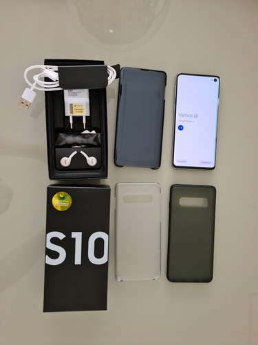 Celular Samsung Galaxy S10 128gb Branco Com Garantia