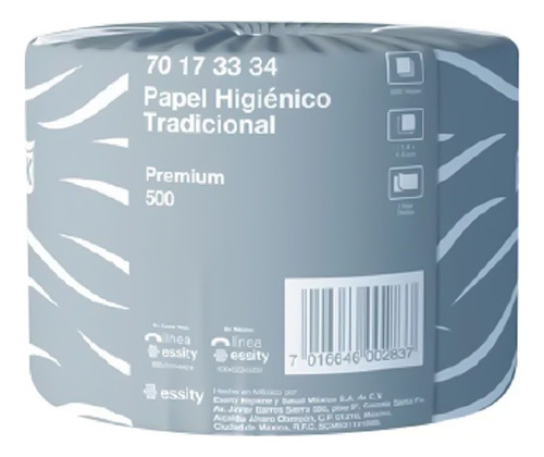 Tork Higiénico Tradicional Premium 48 Paq / 500 Hjs
