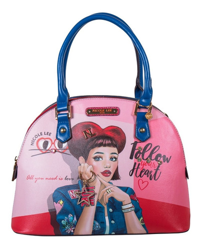 Bolsa Dome Nicole Lee Daisy Takes Love Estampada Fw20