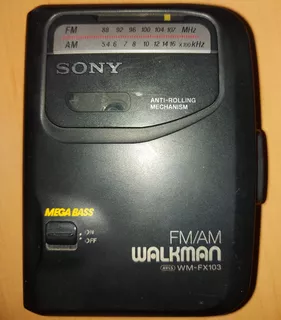 Reproductor De Cassette Walkman Sony Wm-fx103