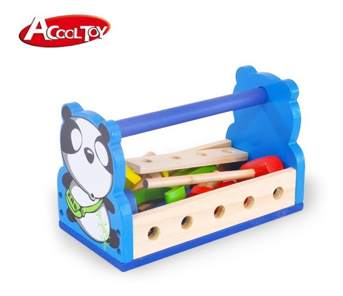 Imagen 8 de 10 de Set Carpintero De Madera Caja Herramientas Classic Educando