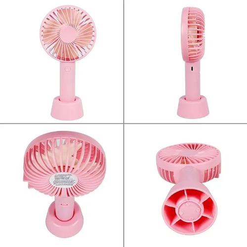 Mini Ventilador Portatil De Larga Duracion Base Y Mano