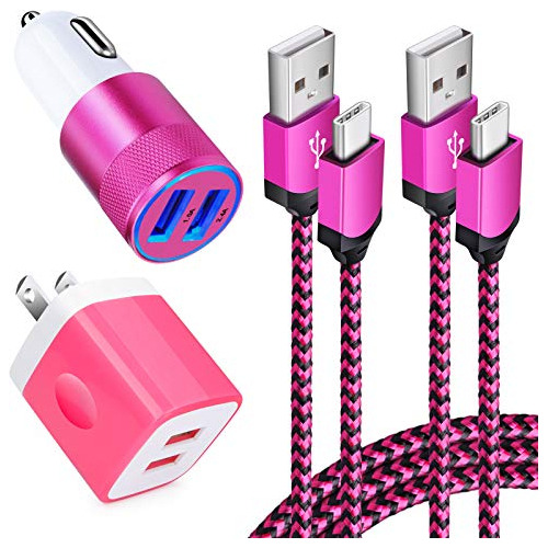 Usb Cargador C Coche Galaxia S21 Más Cable Fe De Ultra...