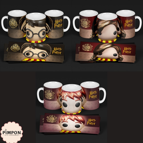 Plantillas Para Sublimar Tazas - Harry Potter 01