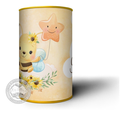 20 Cofrinho Personalizado Abelhinha