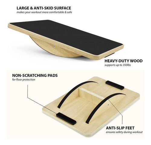 Tabla De Equilibrio Yes4all Basculante Profesional Para Fis