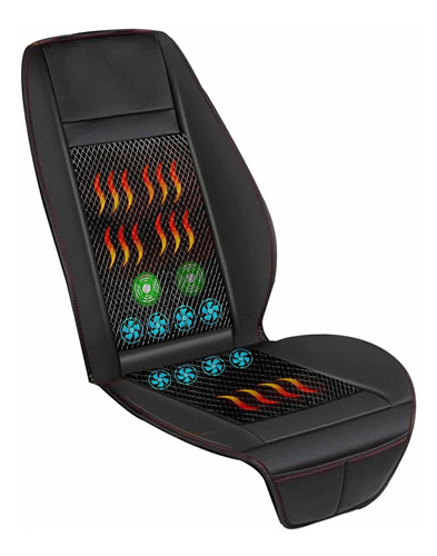 Funda Cuero Para Asiento Delantero Automovil Calor Fresco 1