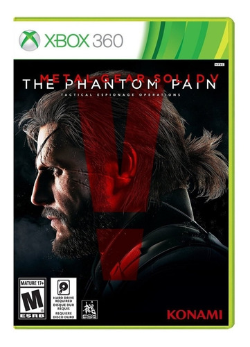 Metal Gear Phantom Pain Xbox 360 Mídia Física Seminovo