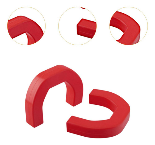 Cubiertas De Ganchos De Remolque Delanteros De Silicona Rojo