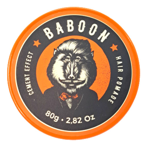Produtos Baboon Kit Grooming Pomada Cement Fixadores Cabelo